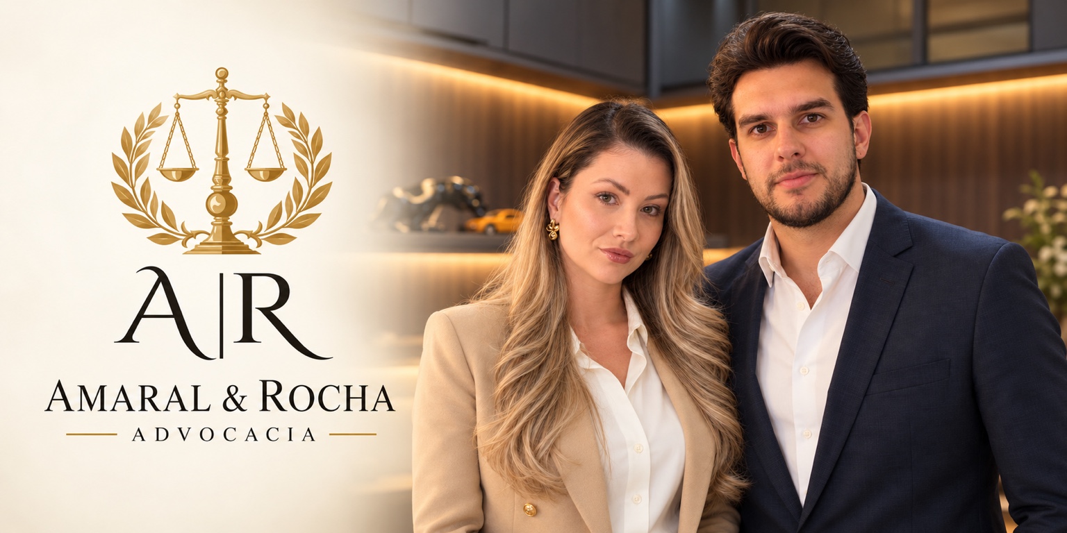 Sócios do Amaral & Rocha em ambiente profissional